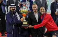 الخطيب يهنئ فريق الكرة الطائرة بعد حصده لقب البطولة العربية